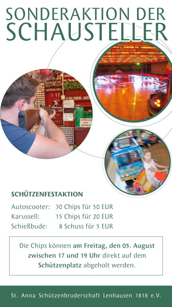 Sonderaktion zum Schützenfest